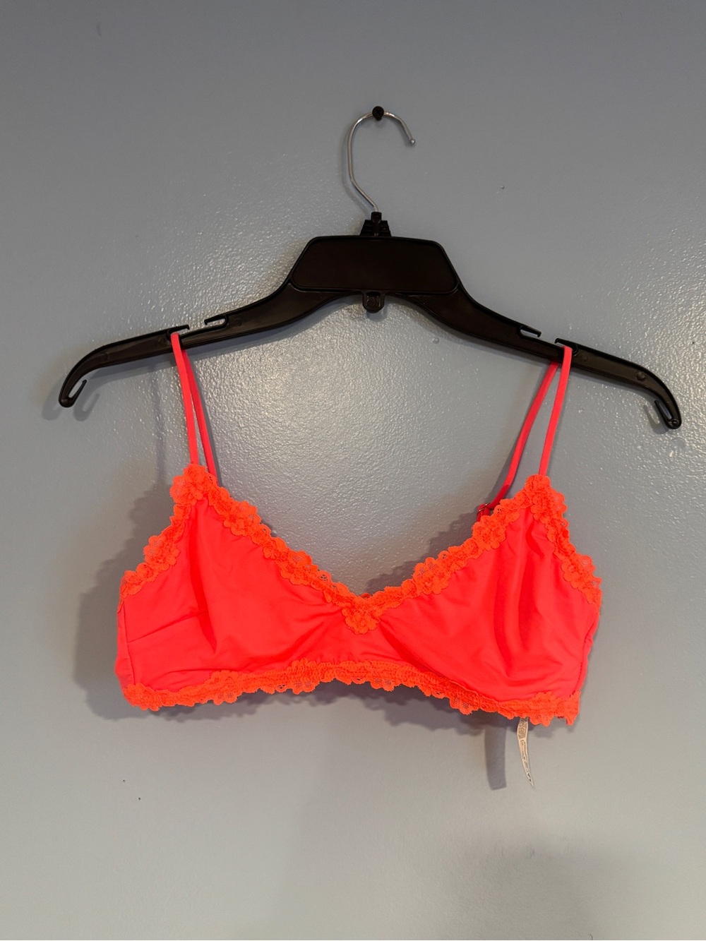 Free People Intimacy Charlie Lace Microfiber V-Neck Bralette